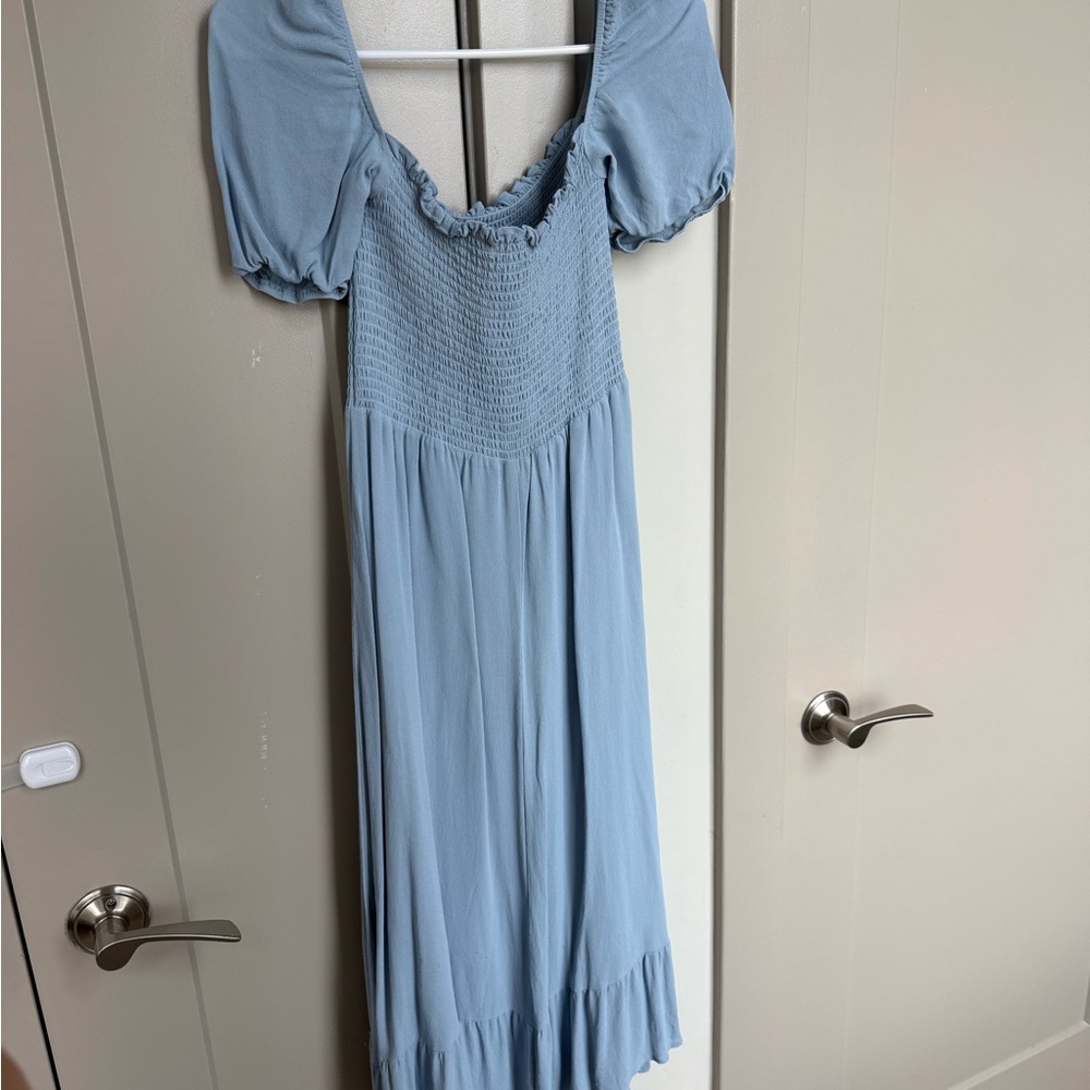 Reformation Meadow Dress in Light Blue - Picture 5 of 6